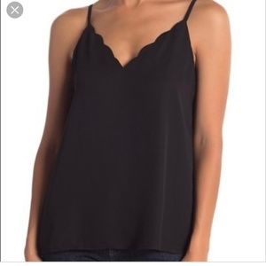 Socialite Scalloped Cami